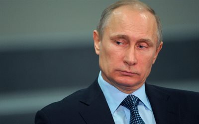 Vladimir Putin, portrait, 4k, Russian president, leader of Russia