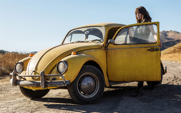 Bumblebee, 2018, Transformers 6, Hailee Steinfeld, poster, new movies, American actress, Hollywood star