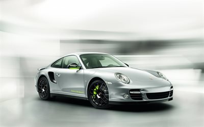 La Porsche 911 Turbo S, 4k, 2018 voitures, supercars, Porsche Edition 918 Spyder, Porsche