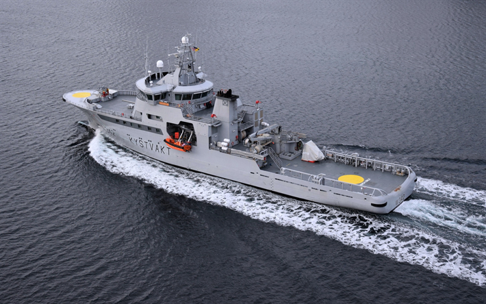 Norwegian Coast Guard, Kystvakta, W342, warship, Norwegian Sea, Norway, Royal Norwegian Navy