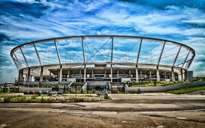 Silesian Stadium, 4k, panorama, HDR, Stadion Slaski, polish stadiums, football stadion, Chorzow, Poland