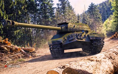 IS-3, WoT, battle, tanks, online games, World of Tanks, Soviet tanks