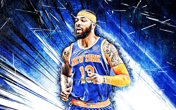 Download New York Knicks Dunking Carmelo Logo Wallpaper  Wallpaperscom