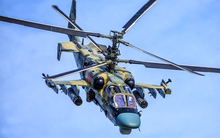 Ka-50, russo elicottero militare, Dramma A, Kamov Ka-50, Air Force russa, Elicotteri Kamov, Esercito russo