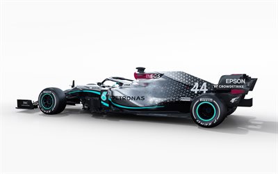 Mercedes-AMG F1 W11 EQ Rendimiento, 2020, Formula 1, carreras de coches, W11, vista lateral, F1, Formula 1 racing cars 2020, Mercedes