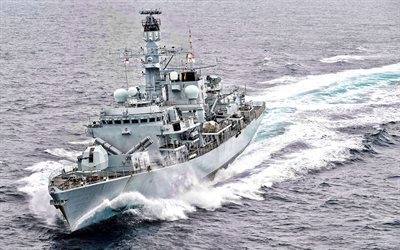 HMSモントローズ, F236, イギリス海軍, イギリスのフリゲート艦, イギリスの軍艦, 23型フリゲート艦, 海での軍艦