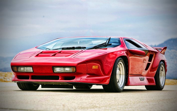 Vector W8, HDR, supercars, voitures 1990, voitures r&#233;tro, 1990 Vector W8, hypercars