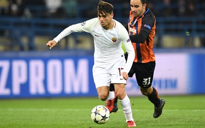 Cengiz Under, 4k, midfielder, footballers, AS Roma, Serie A, Roma FC
