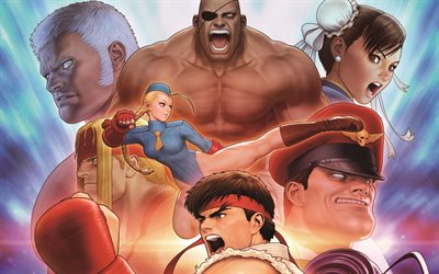 Street Fighter V Arcade Edition, 2018 games, poster, Street Fighter 5