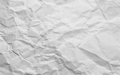 textura de papel arrugado, de color blanco de fondo, la textura del papel, blanco fondo creativo