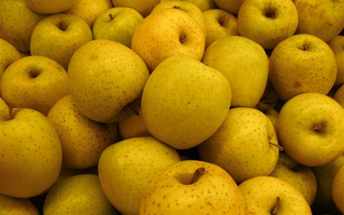 ダウンロード画像 黄色リンゴ 果物 背景とりんご Apple質感 りんご フリー のピクチャを無料デスクトップの壁紙