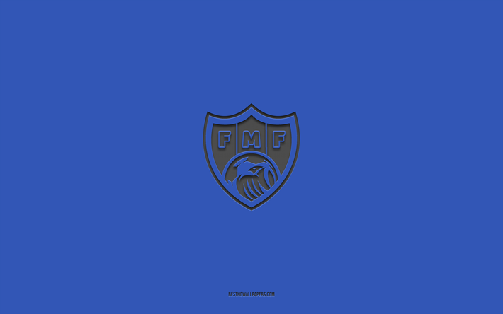 moldaviens fotbollslandslag, bl&#229; bakgrund, fotbollslag, emblem, uefa, moldavien, fotboll, moldaviens fotbollslandslags logotyp, europa