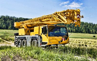 Liebherr LTM 1050-3-1, HDR, mobile cranes, 2022 cranes, construction machinery, special equipment, construction equipment, Liebherr