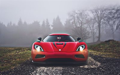 Koenigsegg Agera RS, front view, 2022 cars, offroad, supercars, hypercars, HDR, Koenigsegg