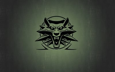 Witcher 3, minimaalinen, logo, luova
