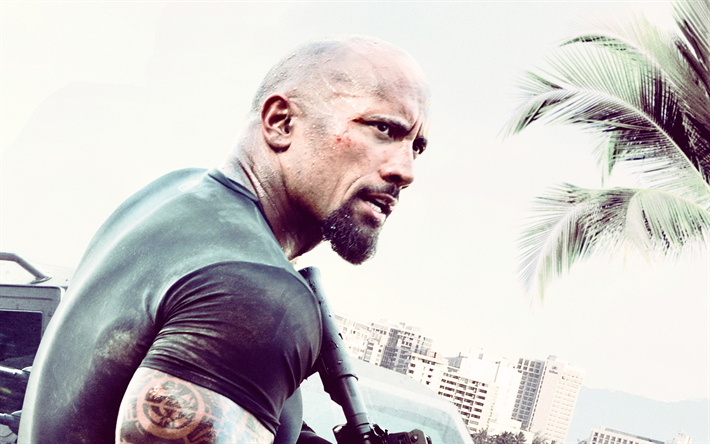 Rock, 4k, Dwayne Johnson, The Fast and the Furious