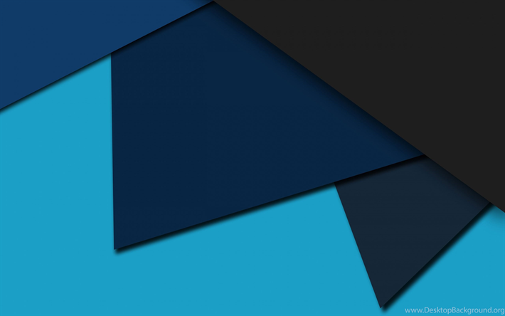 4k, polygons, android, gray and blue, lollipop, lines, geometric shapes, material design, creative, geometry, blue background
