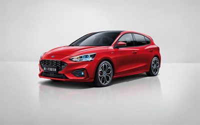 Ford Focus Hatchback, 2019 cars, new Focus, studio, Ford Focus, Ford