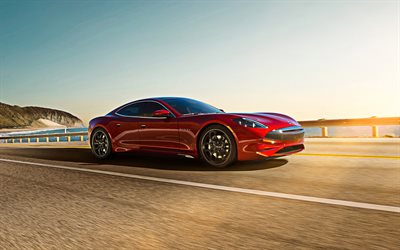 2020, الكرمة Revero GT, 4k, السوبر الكهربائية, قبل, حمراء جديدة Revero GT, السيارات الكهربائية, السيارات الرياضية, الكرمة