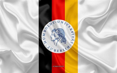 Berliinin Humboldtin yliopiston tunnus, Saksan lippu, Berliinin Humboldtin yliopiston logo, Berliini, Saksa, Berliinin Humboldtin yliopisto