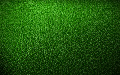 de cuero verde de fondo, 4k, cuero patrones, texturas de cuero, verde textura de cuero, verde antecedentes, cuero fondos, macro, cuero