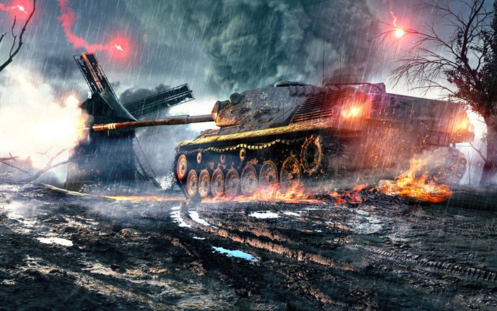 Leopard 1, slaget, tankar, Bundeswehr, online-spel, World of Tanks, tyska stridsvagnar, WoT