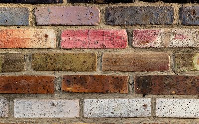 brickwork texture, old bricks, brick background, stone texture, brickwork