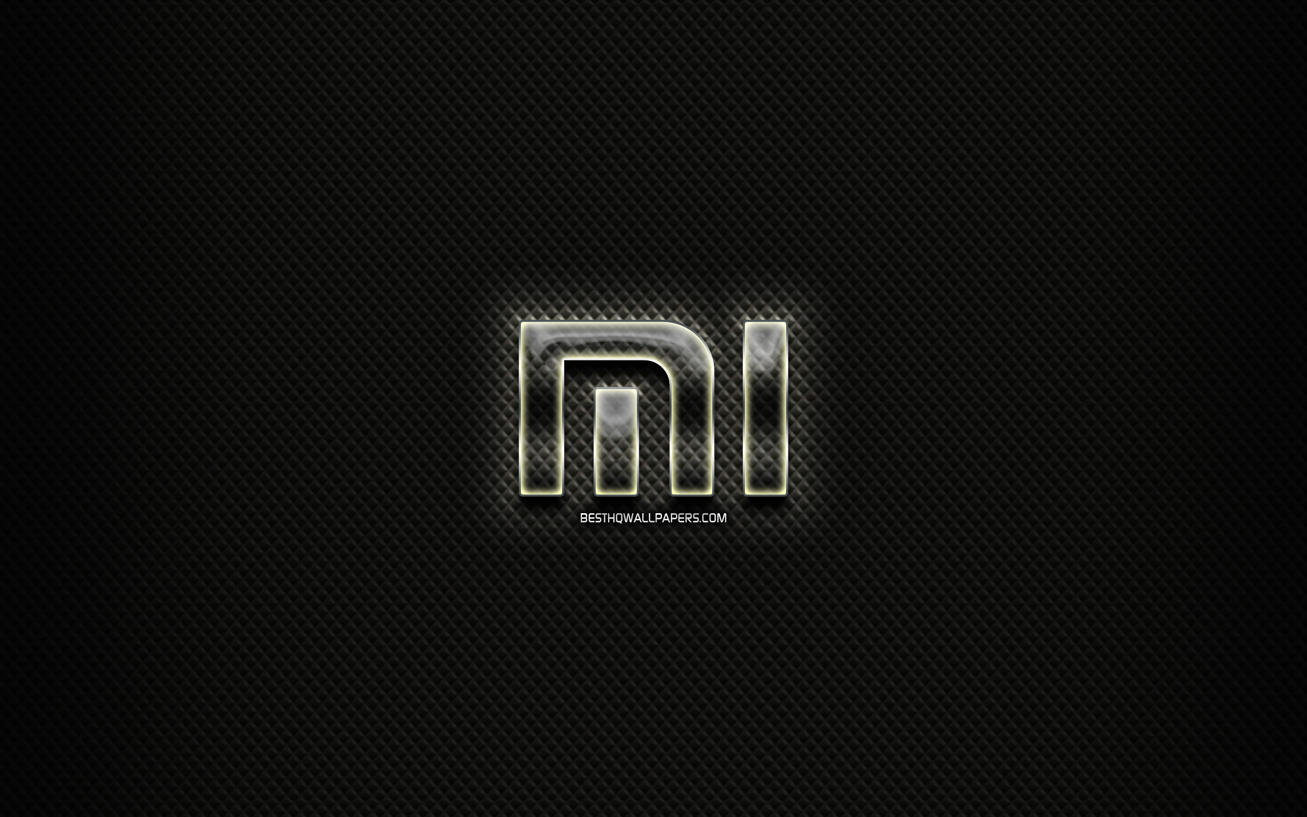 Download Wallpapers Xiaomi Glass Logo Black Background Artwork Brands Xiaomi Logo Creative Xiaomi For Desktop With Resolution 2560x1600 High Quality Hd Pictures Wallpapers