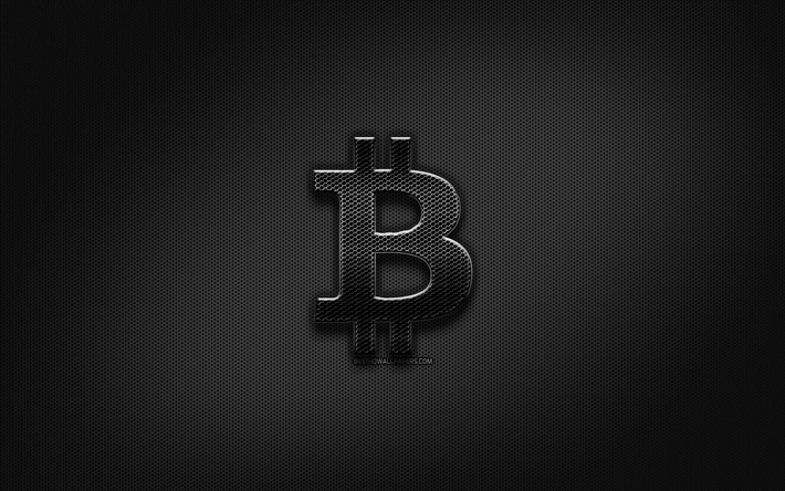 ダウンロード画像 ビットコイン黒のロゴ 創造 Cryptocurrency 金属製グリッドの背景 ビットコインロゴ ブランド ビットコイン フリー のピクチャを無料デスクトップの壁紙