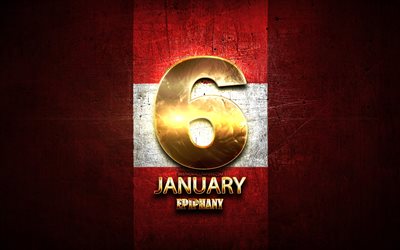 Epiphany, January 6, golden signs, austrian national holidays, Austria Public Holidays, Austria, Europe