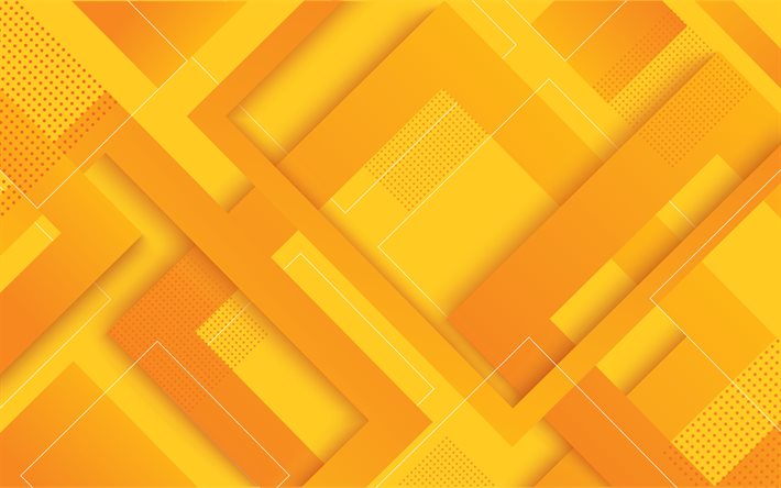 yellow material design, 4k, geometric shapes, lollipop, yellow lines, geometry, creative, strips, yellow backgrounds, abstract art, material design