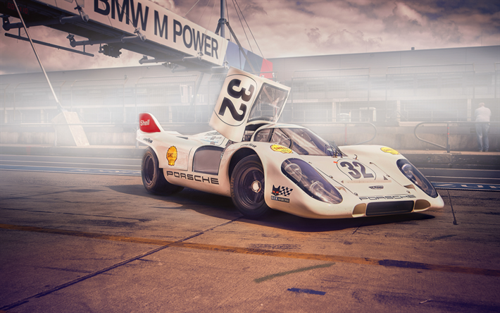 porsche 917k, rennwagen, spotscars, raceway, supersportwagen, porsche