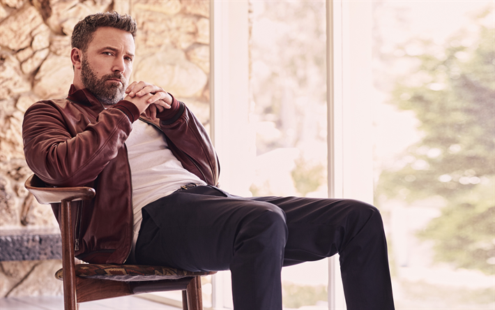 Ben Affleck, 4k, amerikansk sk&#229;despelare, photoshoot, Mens Tidning, Hollywood, killar, k&#228;ndis