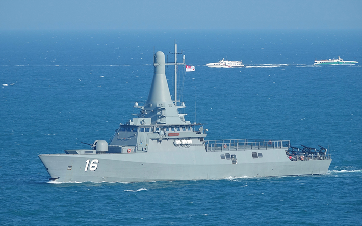 RSS Souverainet&#233; 16, Intr&#233;pide-classe de navire de patrouille, R&#233;publique de Singapour, de la Marine, RSN, navire de guerre, la fr&#233;gate