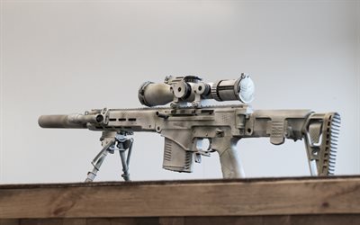 Sniper rifle Chukavina, semi-automatic sniper rifle, Russian rifles, modern weapons