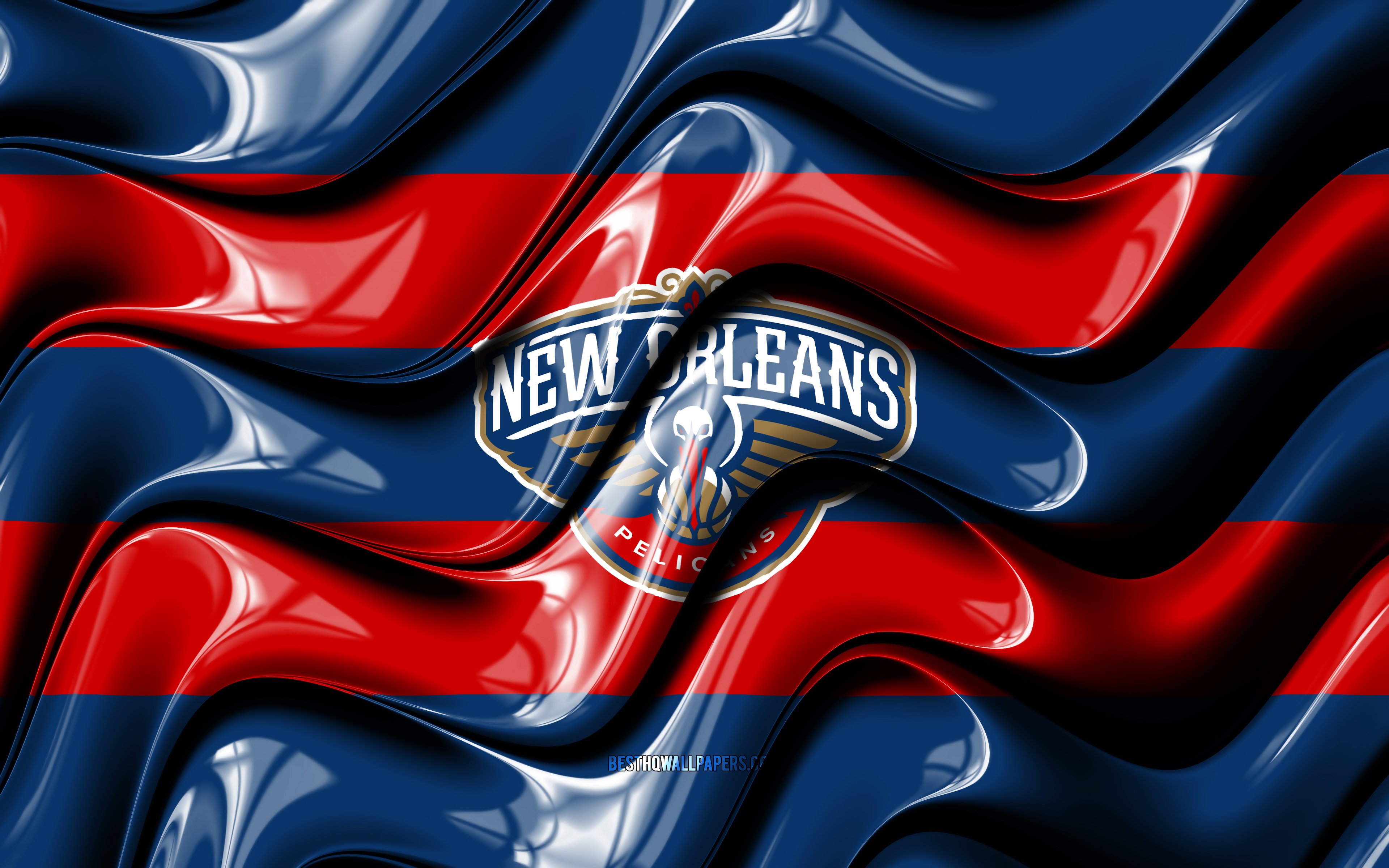 New Orleans Pelicans logo NBA basketball New Orleans Pelicans sports HD  wallpaper  Wallpaper Flare