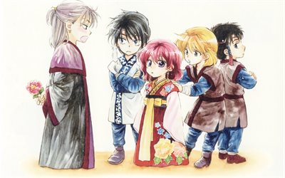 Akatsuki no Yona, Yuri, Yona, Zeno, Tae-Woo, le Japonais en manga, les personnages, l&#39;art, Yona de l&#39;aube