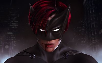 Batwoman, creative, fan art, superheroes, DC Comics, Ruby Rose