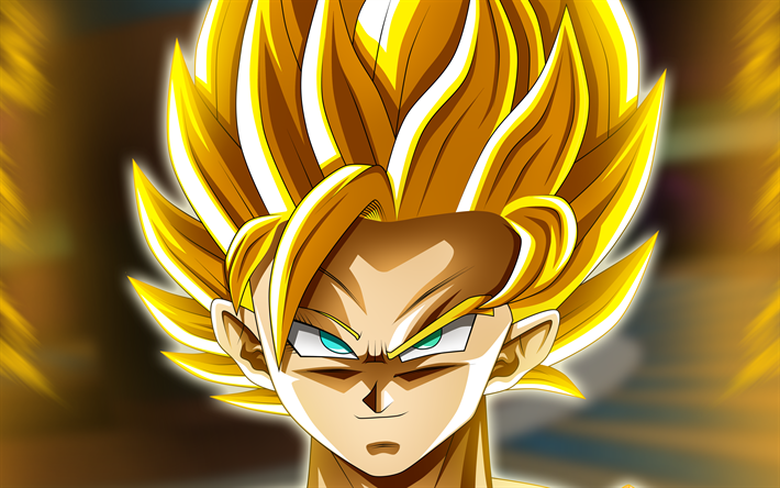 4k, Caulifla, close-up, Dragon Ball, opere d&#39;arte, DBS, Dragon Ball Super