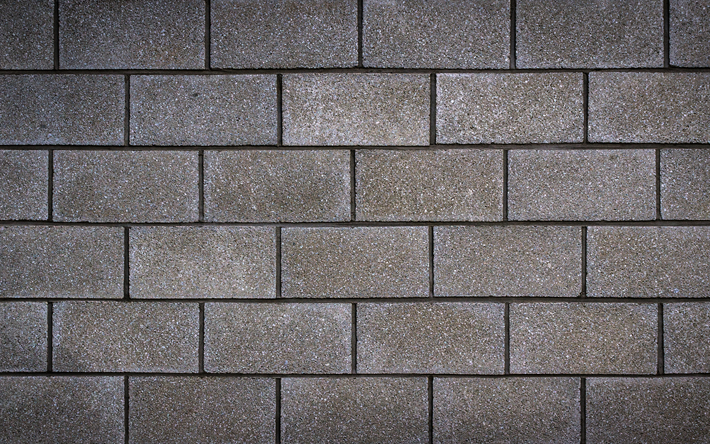 gri brickwall, 4k, kahverengi tuğla, tuğla dokular, gri tuğla duvar, tuğla, duvar, makro, aynı tuğla, gri tuğla arka plan, gri taş arka plan