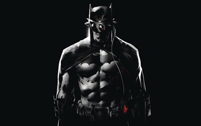 Batman, il buio, i supereroi, battaglia, Bat-man, minimo, di batman, di notte, oscurit&#224;