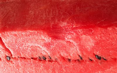 vattenmelon texturer, makro, mat texturer, f&#228;rsk vattenmelon, close-up, vattenmelon bakgrund, vattenmelon