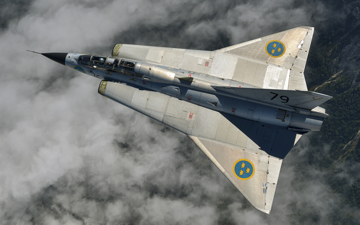 Saab 35 Draken, swedish supersonic fighter, Swedish military aircraft, Sweden, Swedish Air Force, Saab