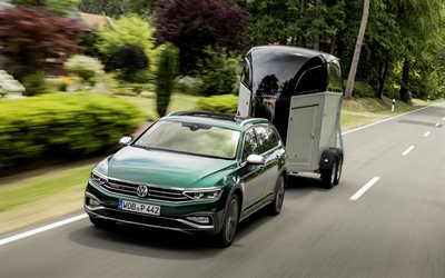 Volkswagen Passat Alltrack, road, 2019 cars, wagons, german cars, 2019 Volkswagen Passat Alltrack, Volkswagen