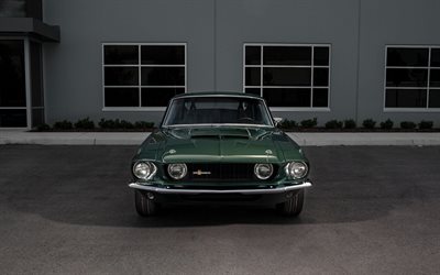 Ford Mustang, 1967, exterior, retro cars, Muscle car, Shelby GT350, american classic cars, Ford