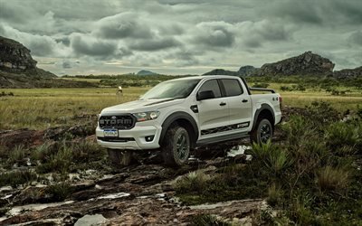 Ford Ranger Storm, 4k, offroad, 2020 cars, HDR, 2020 Ford Ranger, american cars, Ford