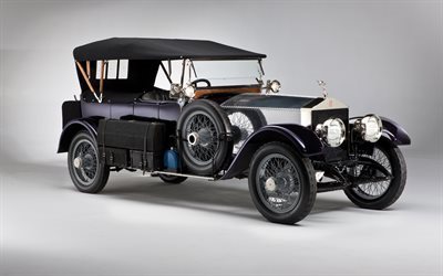 rolls-royce ghost, 1914, vintage cars, classic cars, rarities, first rolls-royce cars