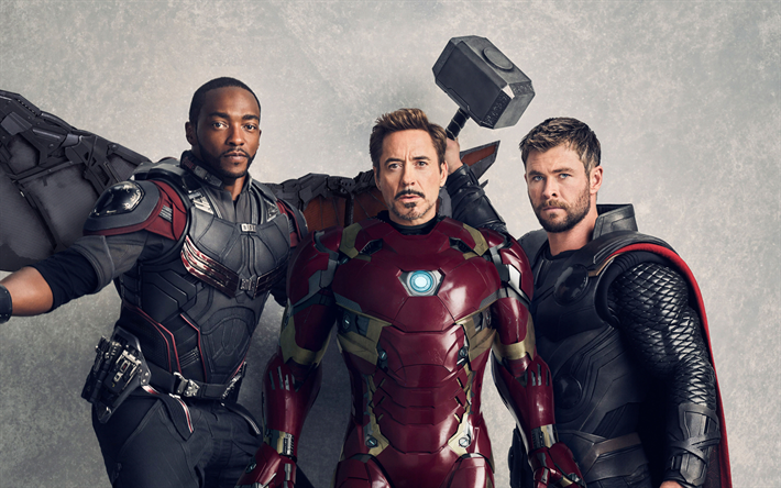 Musta Pantteri, Iron Man, Thor, 2018 elokuva, supersankareita, Avengers Infinity War