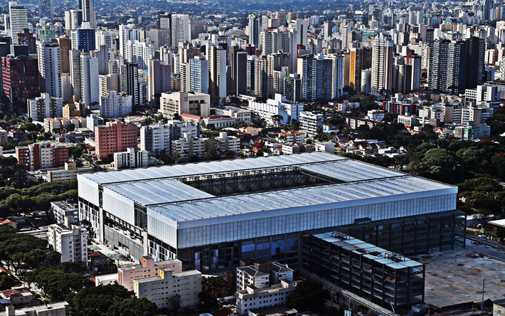 El Arena da Baixada, el Estadio Joaquim Am&#233;rico Guimaraes, Athletico Paranaense Stadium, european football stadiums, Curitiba, Parana, Brasil