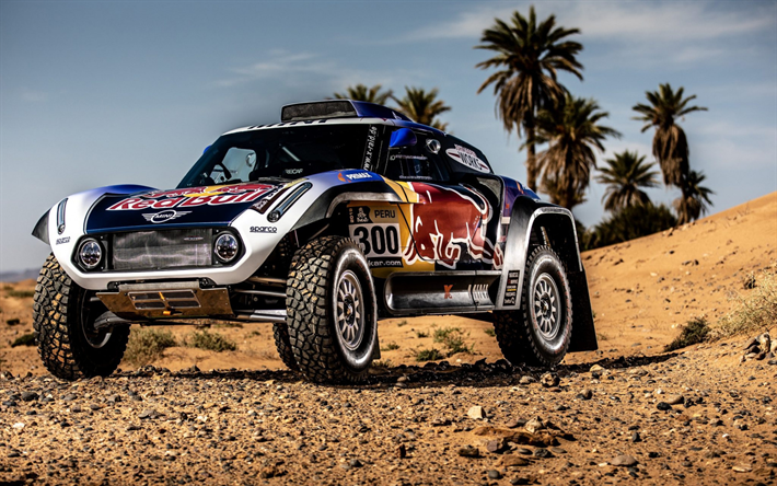 MINI John Cooper Works, Dakar 2019, Buggy, rally, auto sportive, tuning